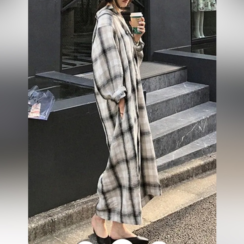 Anthropology Cloth & Stone Buttoned Duster/Dress - Picture 11 of 15
